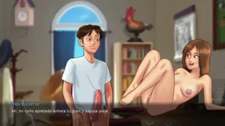 All the scenes with teachers from the Summertime Saga