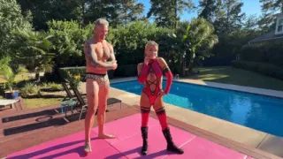 Outdoor Sexwrestle Tatiana Steele Vs Jay Spear
