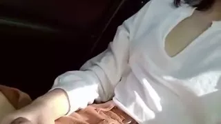 Stroking myself inside my car full version