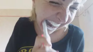 Brushing Your Teeth Is Important and Chantal Loves to Fill Her Mouth with... Toothpaste