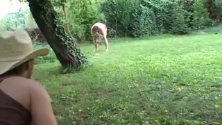 Fat Woman Gets Fucked on The Picnic Table
