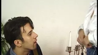 Horny cutie moans as a huge pole bangs her wet pussy