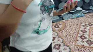 Step Brother Fucking His Beautiful Step Sister While She Watching Movie