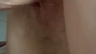 Wife gets hairy pussy gaped