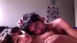 Indian couple having sex in front of their computer