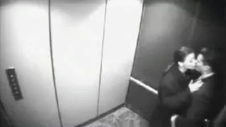 Couple gets kinky in the elevator