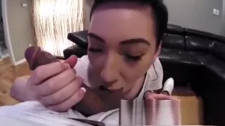 Hot brunette amateur POV fuck