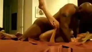 Interracial encounter with blonde milf