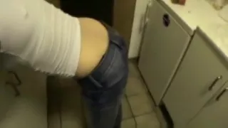 Cute girlfriend doggystyle pov