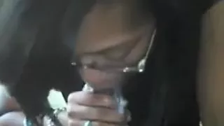 Girl With Glasses Suck A Bbc