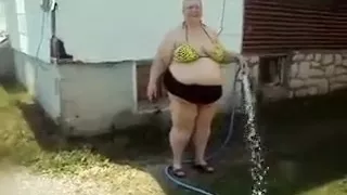 Outside With The Hose