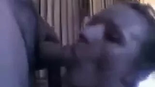 French Blonde Cum-Lover Sucking And Gagging