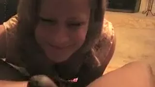 Michele Sucking A Stranger'S Black Cock