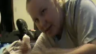 Blonde Gives Blowjob,Deepthroats.