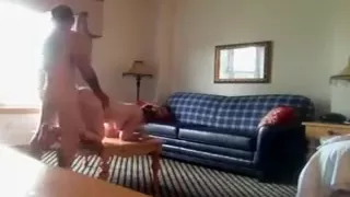 Fucking In Front Of The Window At The Hotel