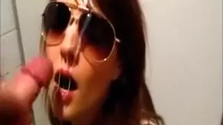 So Pretty Brunette Ex-Girlfriend With Sun Glasse...