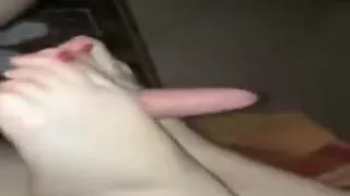 My ***** Friends Give Me A Footjob And Make Me C...