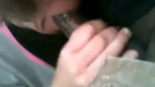 White bitch works HARD for the LOAD