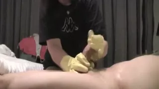 Yellow Household Gloves