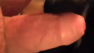 Cum Slut Licks Spunk Of Leather Gloves