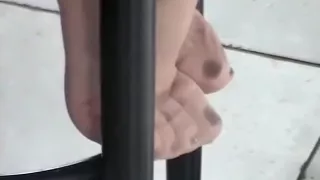 Part 3 : The Nyloned Feet Of Madam'S Stocki...