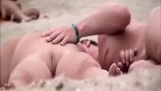 Playing On The Beach