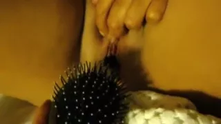 Holiday Hairbrush Fuck