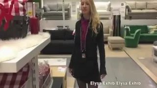 No Panties And Upskirt In Ikea