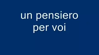 Un Pensiero Per Voi