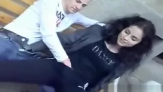 Crazy homemade brunette, public porn scene