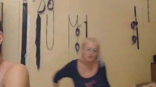 Nerdy Babe Gets Her Both Holes Pounded