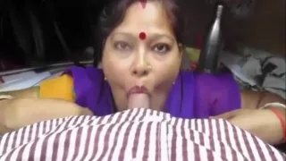 Bhabhi With Sindoor Blowjob