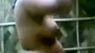 Indian Village Girl Shower