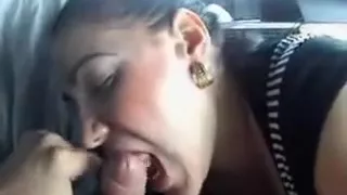 Exotic Blowjob In Car