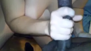 Domniating Conrol Taking Of A Huge Long Thick Black Cock,,,,Slurping & Suck