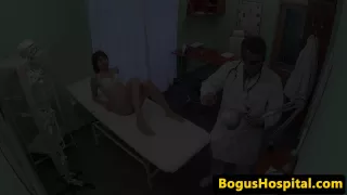 european patient squirts after fingered by doctor