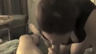 Asian BBW Sucking Huge Cock