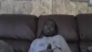 Back at home pt 4 : jerking my horse dick with cumshot scene