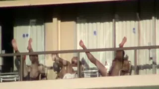 Giantess goddess toys with her little tinies