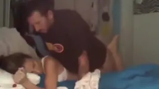 Skinny Milf Filmed While Fucking