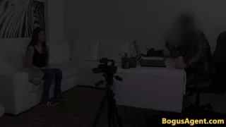 Masturbating casting european spermed on ass