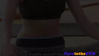 Sensual yoga beauty vag nailed balls deep