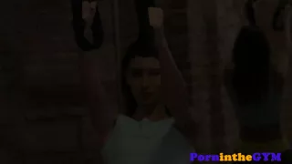 Bigclit lesbo pussylicked while working out