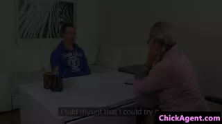 blowjob dame agent nailed bentover