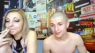 Exotic amateur Blonde, Webcam porn scene
