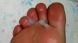Horny homemade Cumshot, Foot Fetish adult video