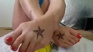 Amazing homemade Foot Fetish adult video