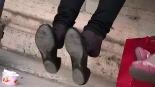 Exotic homemade Voyeur, Foot Fetish porn clip