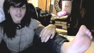 Hottest homemade Foot Fetish, Latina adult movie
