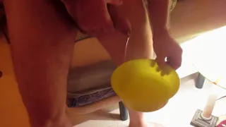 Blonde slave is piss humiliated.Head in toilet